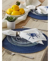 Design Imports Crab Printed Napkin, Set of 6