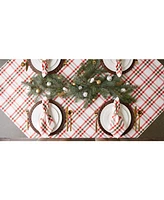 Design Imports Kitchen and Table Top Jolly Tree Collection Tablecloth, Nutcracker Plaid, 52" x 52"