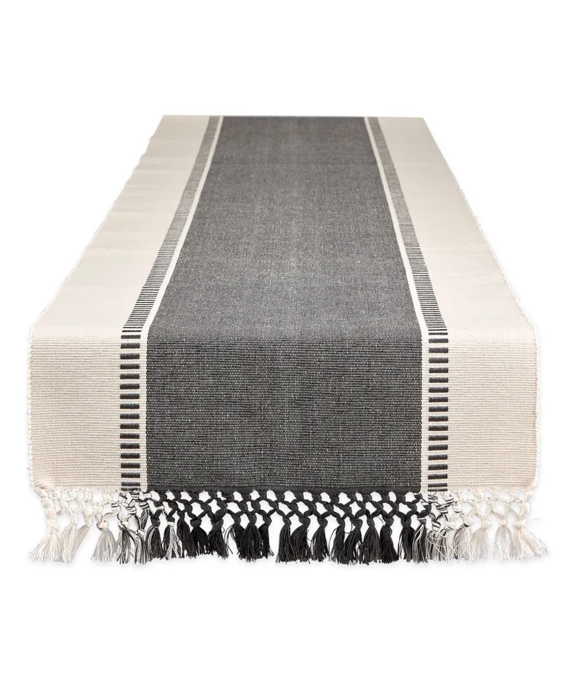 Design Imports Mineral Dobby Stripe Table Runner, 13" x 72"