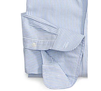 Club Room Men's Regular Fit University Stripe Dress Shirt, Created for Macy's