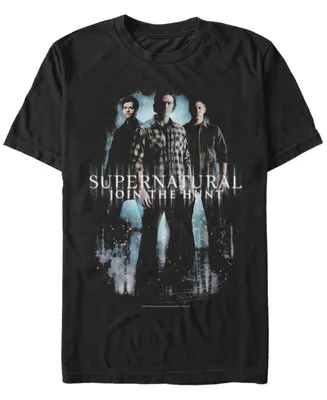 Men's Supernatural Supernatural Trio Poster Short Sleeve T-shirt