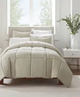 Serta Simply Clean Antimicrobial King Comforter Set, 3 Piece