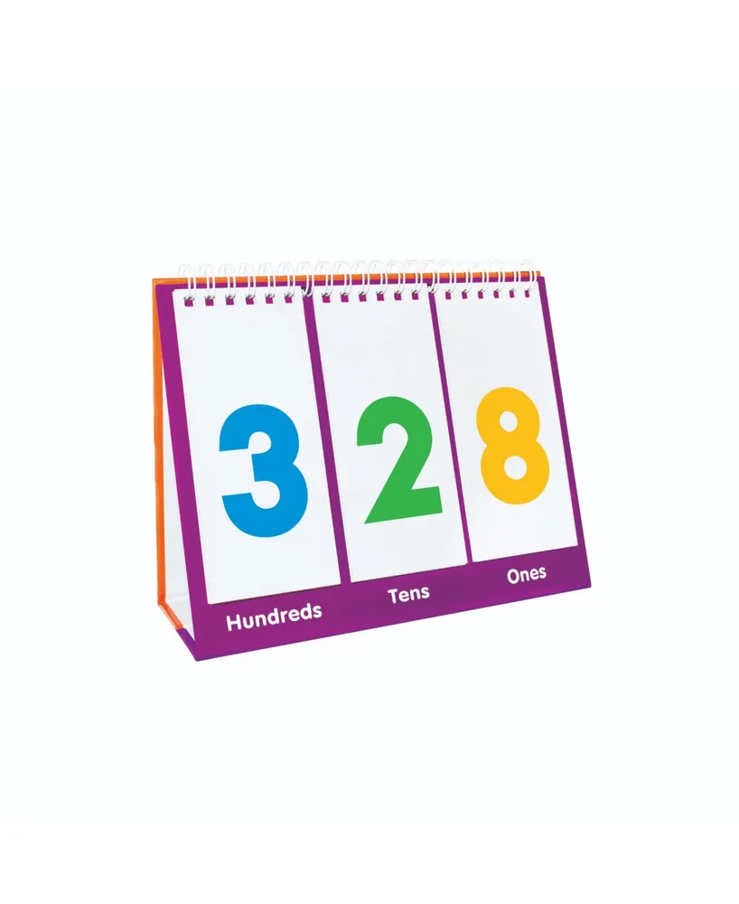 Junior Learning Base Ten Educational Flip Card Set