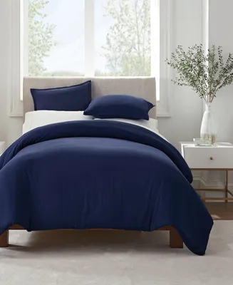 Serta Simply Clean Antimicrobial Full and Queen Duvet Set, 3 Piece
