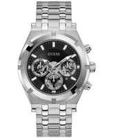 Guess Men's Stainless Steel Bracelet Watch 44mm - Silver