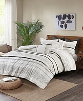 Ink+Ivy Nea Boho Stripe 3-Pc. Comforter Set