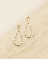 Ettika Crystal Teardrop Earrings