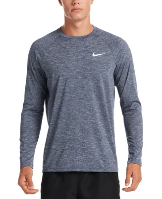 Nike Men's Heather Hydroguard Long Sleeve Swim T-Shirt