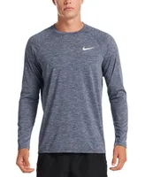Nike Men's Heather Hydroguard Long Sleeve Swim T-Shirt