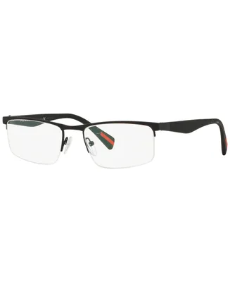 Prada Linea Rossa Ps 52FV Men's Rectangle Eyeglasses