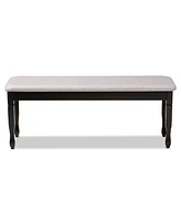 Corey Modern and Contemporary Fabric Upholstered Dining Bench