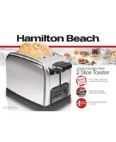 Hamilton Beach Classic Stainless Steel 2 Slice Toaster - 22782