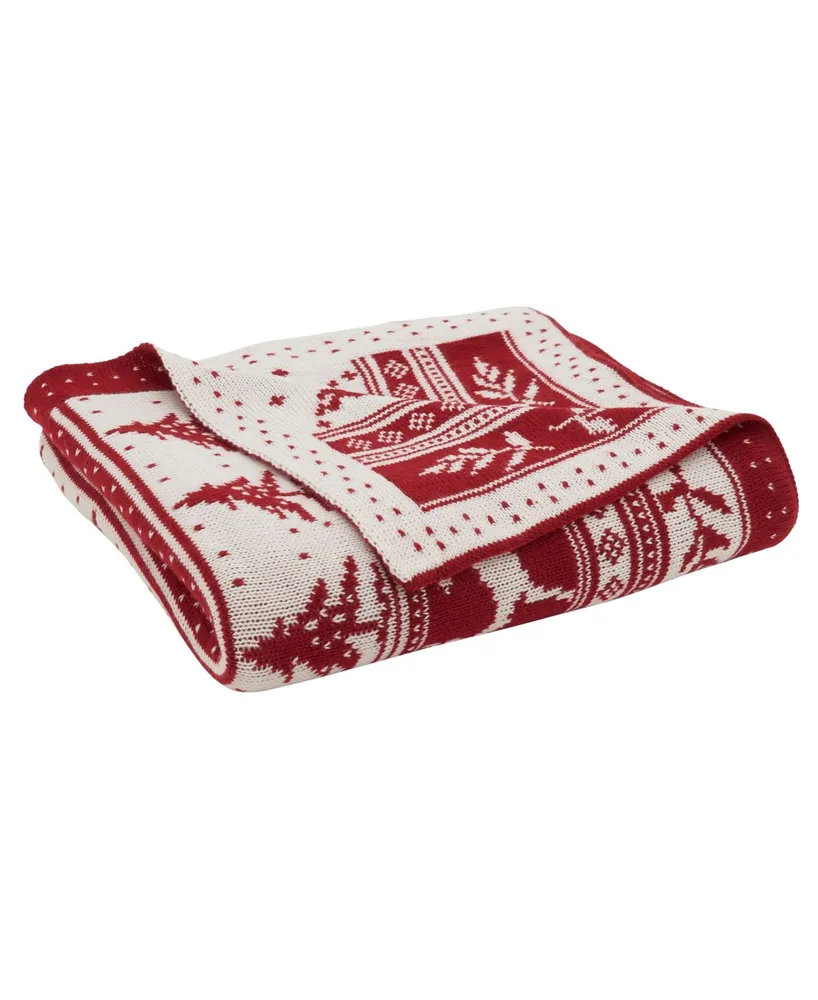 Saro Lifestyle Knit Throw Blanket, 60" x 50"