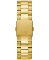 Guess Men's Gold-Tone Stainless Steel Bracelet Watch 42mm - Gold