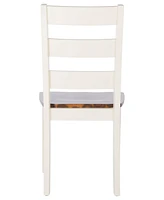 Silio Ladder Back Dining Chair, Set of 2