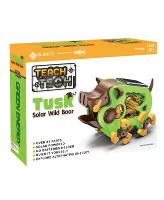 Teach Tech Tusk Wild Boar Solar Robot Crawler Stem Building Set for Kids