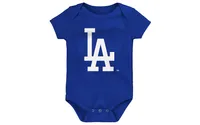 Outerstuff Newborn 3-Pk. Los Angeles Dodgers Change-Up Bodysuits