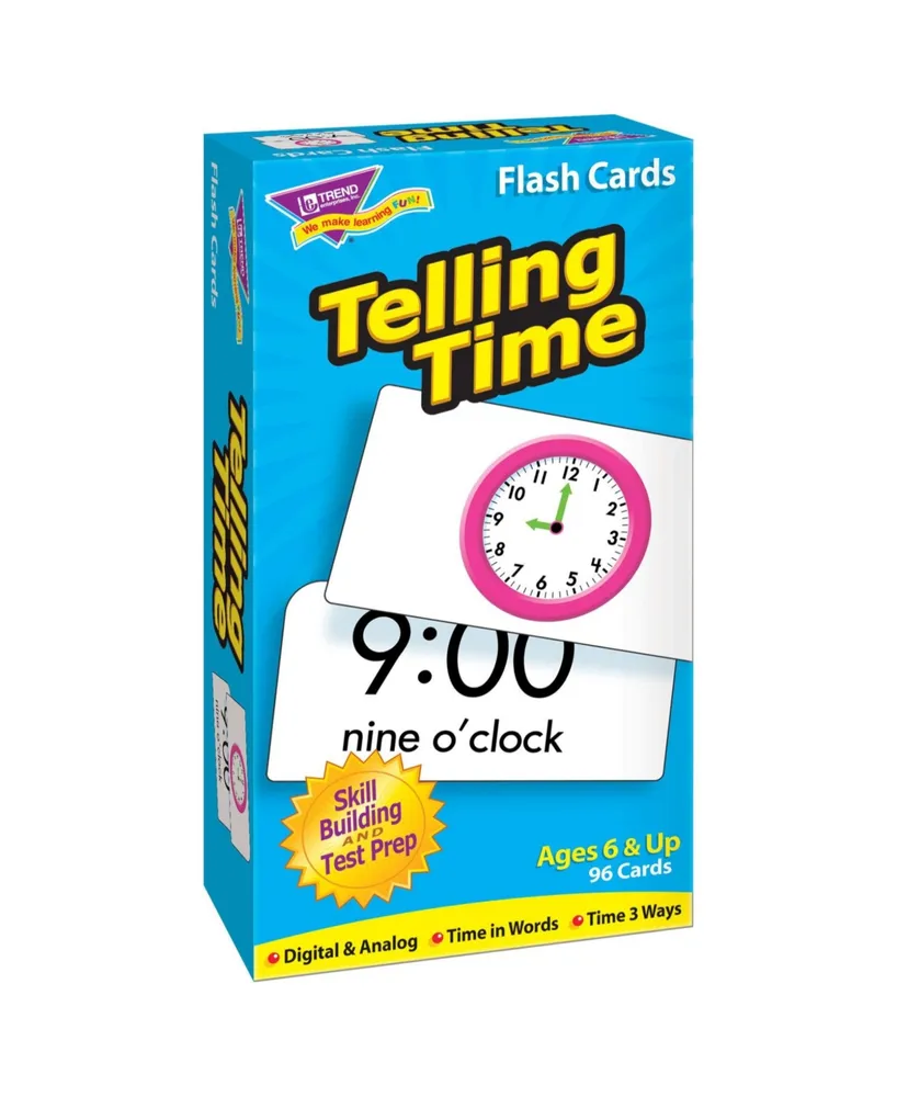 Telling Time Skill Drill Flash Cards