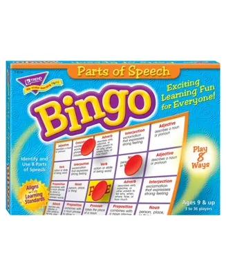 Parts of Speech Bingo Game