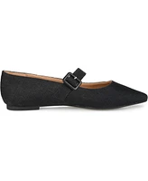 Journee Collection Women's Karissa Buckle Flats