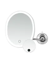 Ovente Lighted Flexible Makeup Mirror, 8.5" L x 7.25" W