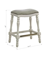 Hampton Saddle Seat Counter Stool