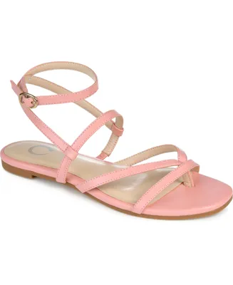 Journee Collection Women's Serissa Strappy Flat Sandals