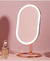 Fancii Vera Rechargeable Vanity Mirror With 3 Led Light Settings