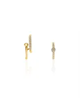 Oma The Label Lydia Asymmetrical Earrings