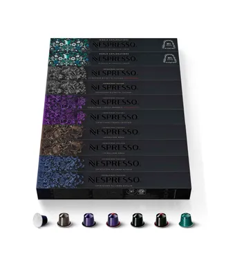 Nespresso Capsules OriginalLine , Best Seller Variety Pack, Dark Roast Espresso Coffee, 100-Count Espresso Pods