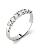 Moissanite Anniversary Band 3/8 ct. t.w. Diamond Equivalent 14k White Gold