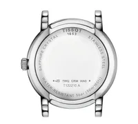 Tissot Women's Swiss Carson Premium Lady Burgundy Leather Strap Watch 30mm