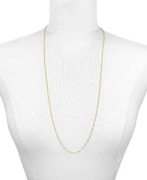 18" Singapore Chain Necklace (1-1/2mm) in 14k Gold