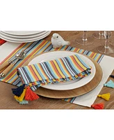 Saro Lifestyle Color Splash Table Napkin 20" x 20", Set of 4