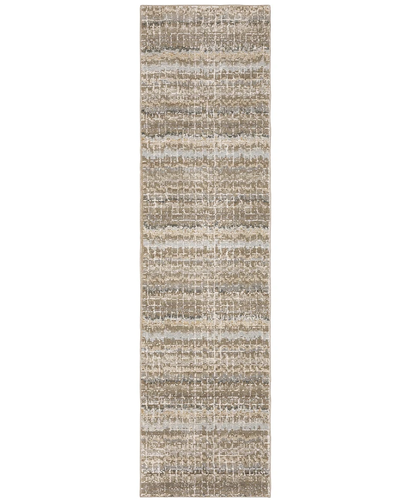 Oriental Weavers Atlas 747 2'3" x 8' Runner Area Rug