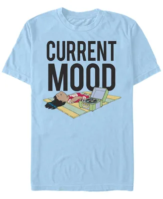 Men's Lilo Stitch Current Mood Short Sleeve T-shirt