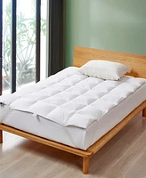 Serta White Goose Feather & Down Fiber Featherbed