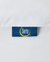 Serta White Goose Feather Down Fiber Featherbeds