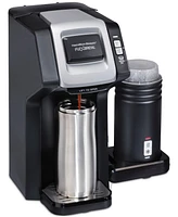 Hamilton Beach FlexBrew Dual Single Cup Coffee Maker with Milk Frother