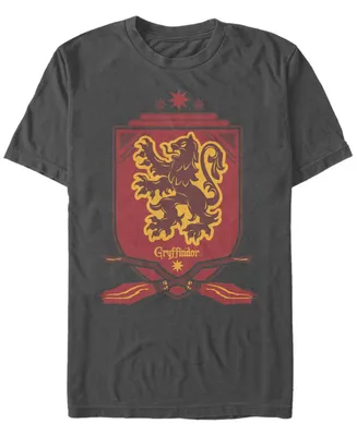 Fifth Sun Men's Gryffindor Shield Short Sleeve Crew T-shirt