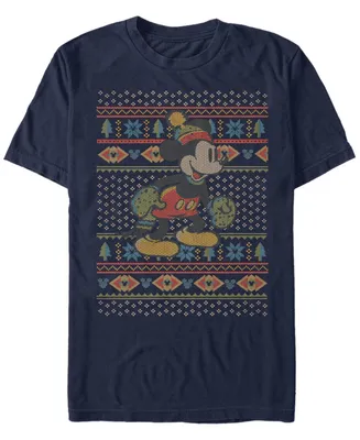 Fifth Sun Men's Vintage-Like Mickey Short Sleeve Crew T-shirt