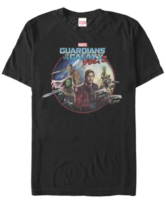 Fifth Sun Men's Guardians 2 Group Short Sleeve Crew T-shirt