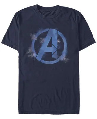 Fifth Sun Men's Avengers Spray Logo Short Sleeve Crew T-shirt