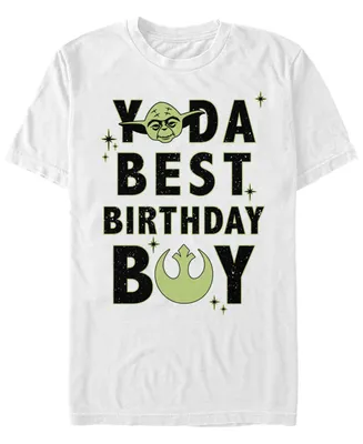 Fifth Sun Men's Yoda Best Birthday Short Sleeve Crew T-shirt