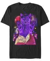Fifth Sun Men's Evil Cat Short Sleeve Crew T-shirt