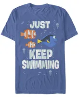 Fifth Sun Men's Just Swimming Short Sleeve Crew T-shirt