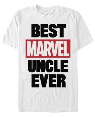 Fifth Sun Men's Best Marvel Uncle Short Sleeve Crew T-shirt
