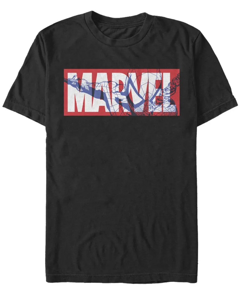 Fifth Sun Men's Spider Marvel Short Sleeve Crew T-shirt