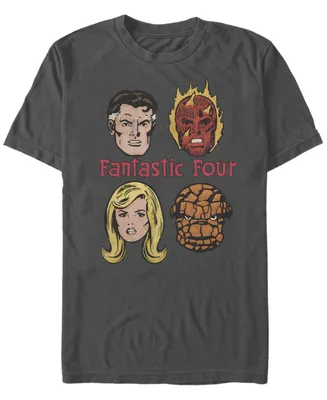 Fifth Sun Men's Fantastic Four Short Sleeve Crew T-shirt