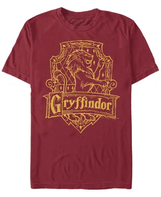 Fifth Sun Men's Gryffindor Crest Short Sleeve Crew T-shirt